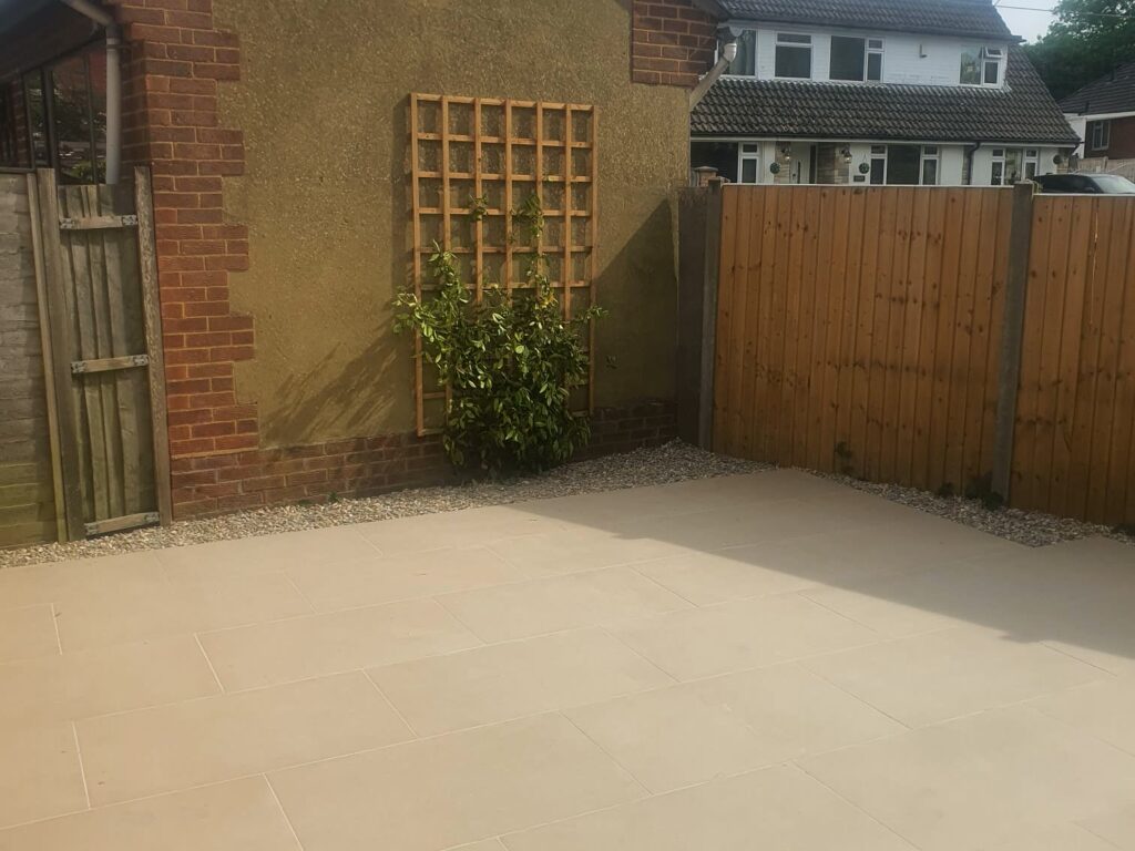 Project story: four new flats in Hampshire, from groundworks to handover Paved outside space at the back