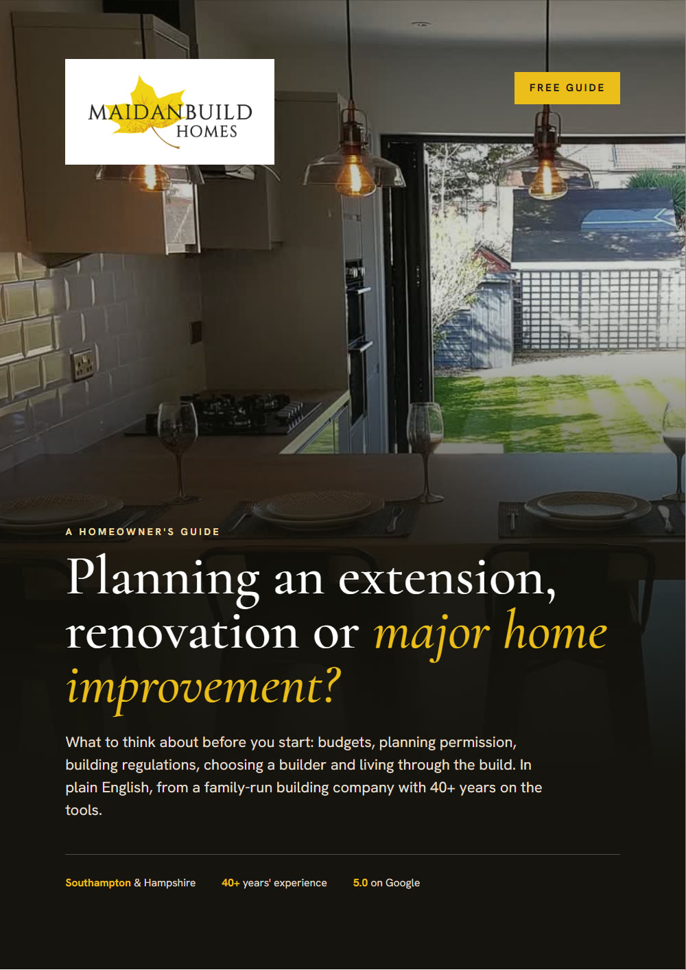 Cover of the Maidanbuild homeowner's guide