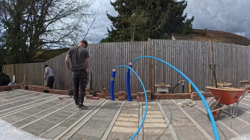 Project story: four new flats in Hampshire, from groundworks to handover Beam-and-block ground floor with service pipes