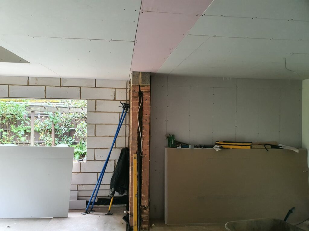Opened up and boarded
