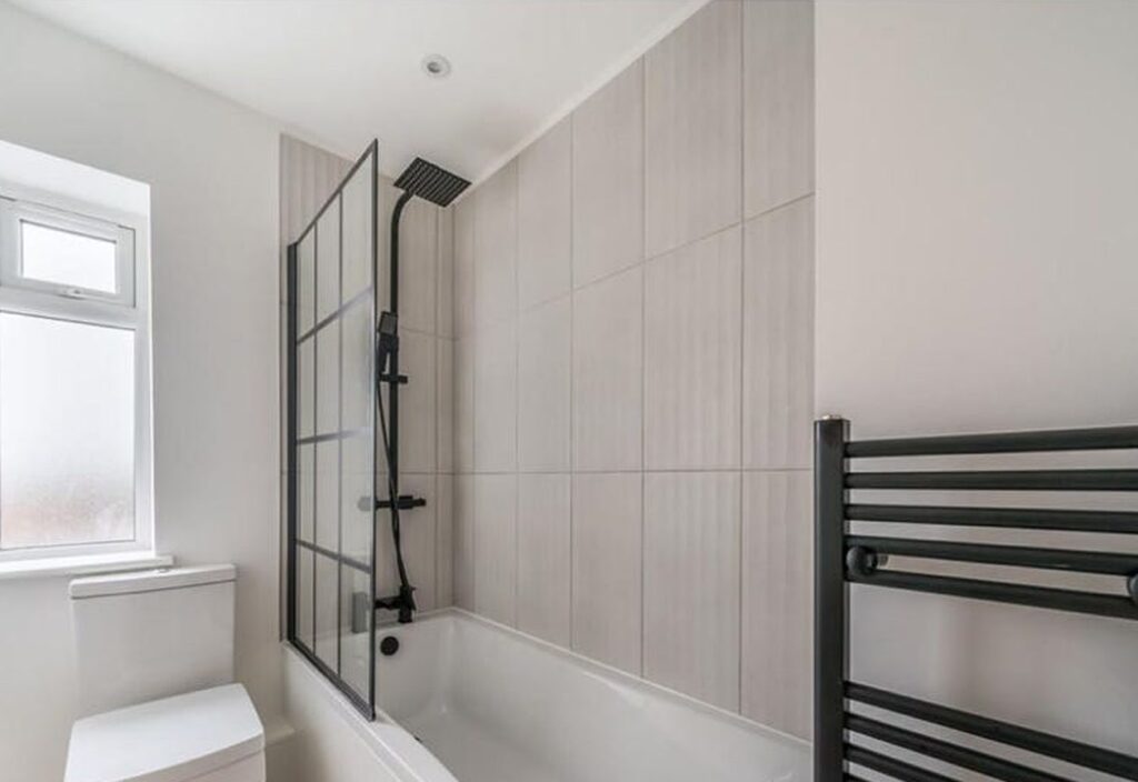 Project story: renovating a tired house, from extension rebuild to finished home The new family bathroom