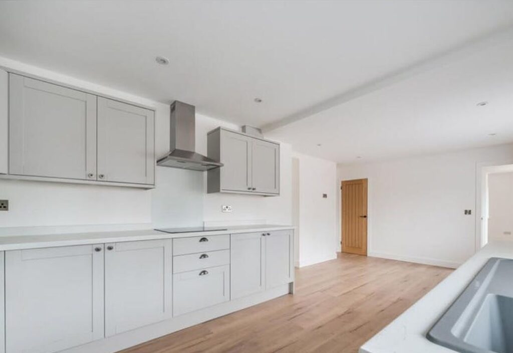 Project story: renovating a tired house, from extension rebuild to finished home Plenty of worktop space